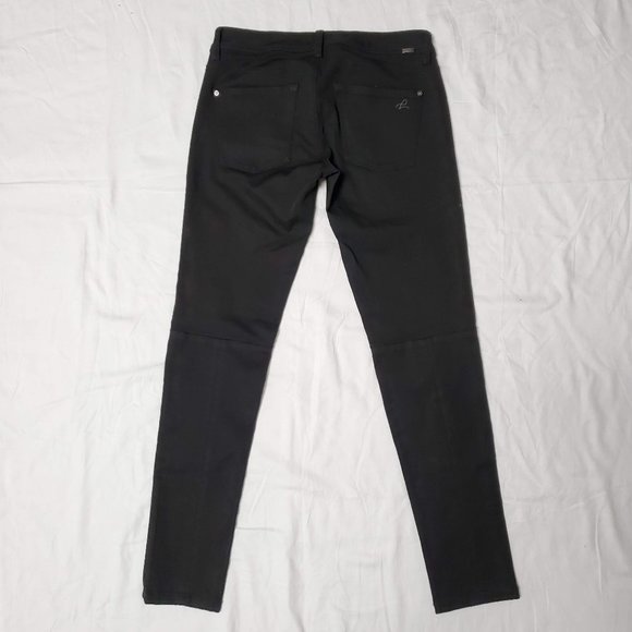 DL1961 'Harlow' Moto Black Skinny Jeans NWOT - Picture 4 of 12